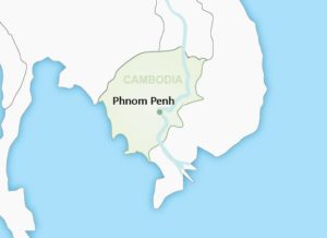Cambodia phnom penh map