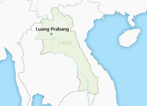 laos luang prabang map